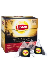 Lipton пирамида  ceylon, 20 пакетиков